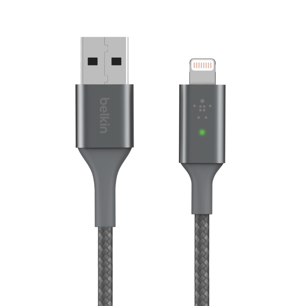 CAA007BT04GR - Belkin SMRT LED CBL A-LTG BR 4 GRAY