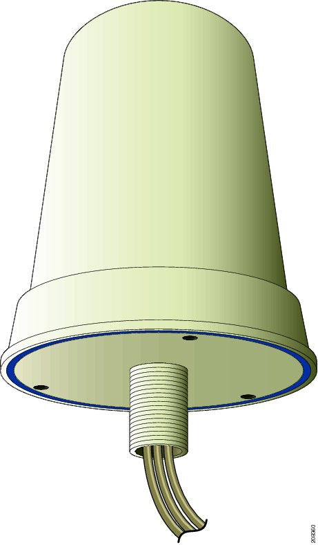 Cisco Aironet 5-GHz MIMO network antenna Omni-directional antenna RP-TNC 4 dBi