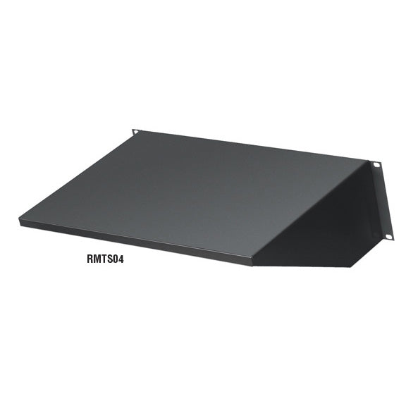 19" IT RACKMOUNT SOLID SHELF - FIXED, 3U, 12"D, 2-POINT MOUNTING, 50 LB., GSA, T