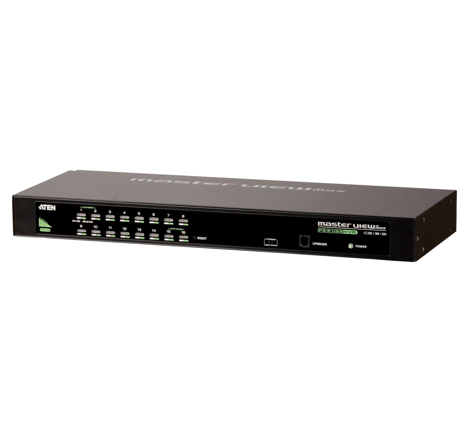 Hewlett Packard Enterprise ATEN CS1304 G2 0x1x4 Analog KVM switch Rack mounting Black