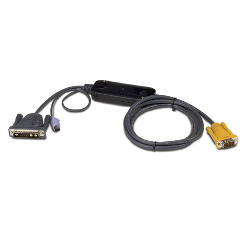 KEYBOARD / VIDEO / MOUSE (KVM) CABLE - 8 PIN MINI-DIN, 13W3 (M) - HD-15 (M) - 12