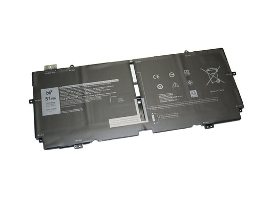 X1W0D-BTI - REPLACEMENT BTI BATTERY FOR DELL XPS 13 (93110) 2-IN1, X1W0D, 0FDRT, DD9VF, 7.6V