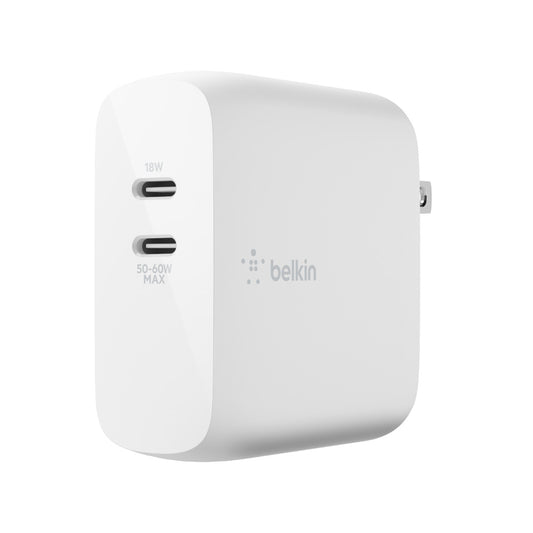 Belkin WCH003DQWH mobile device charger Indoor White