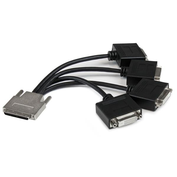 CONNECT 4 DVI-D DISPLAYS TO YOUR VHDCI VIDEO CARD-DVI CABLE-VHDCI GRAPHICS CARD