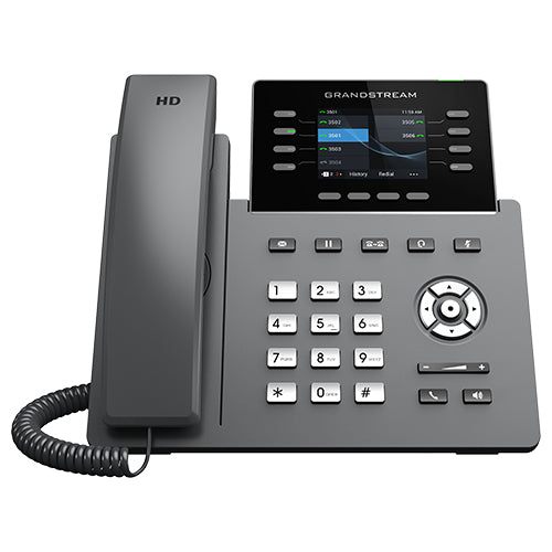 GRP2624 - Grandstream Networks 8 LINES 4 SIP ACCOUNTS 2.8IN SCRN (COLOR) POE + GIGE WIFI