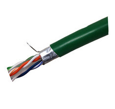 T2404L6PASH-GN - Weltron 1000FT GREEN CAT6 550MHZ STRANDED STP CA