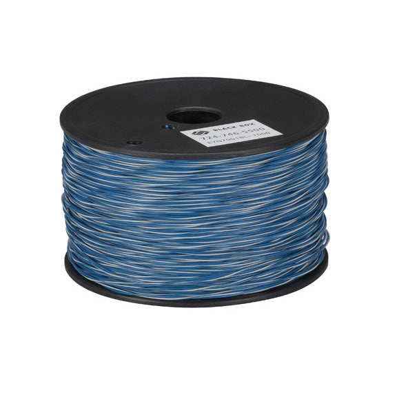 CAT3 16-MHZ SOLID ETHERNET BULK CABLE - UNSHIELDED (UTP), CM PVC, BLUE, 1000-FT.