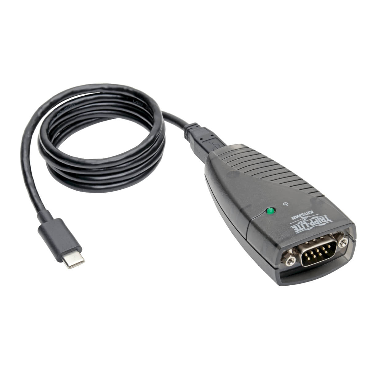 KEYSPAN HIGH-SPEED USB TO SERIAL ADAPTER, TYPE-C TO DB9, TAA