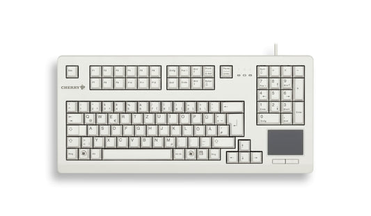 G80-11900LUMEU-0 - CHERRY LIGHT GRAY 16 USB TOUCHPAD 104 MX LASER