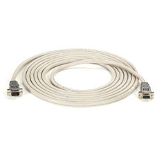 EYN257T-0010-MF - Black Box RS232 SHIELDED NULL MODEM CABLE - METAL HOOD DB9 MALE/FEMALE 10-FT. (3.0-M)