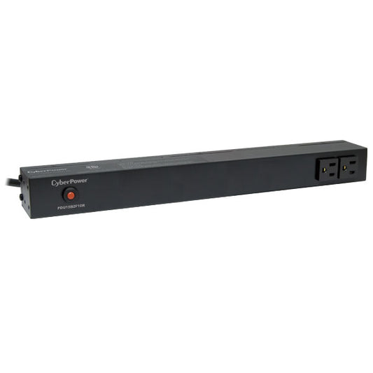 CyberPower PDU15B2F10R power distribution unit (PDU) 12 AC outlet(s) 1U Black