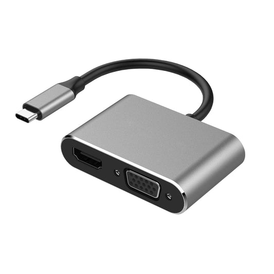 4XUSBCHUB05 - 4XEM USBC DOCK HDMI VGA PD 4IN1