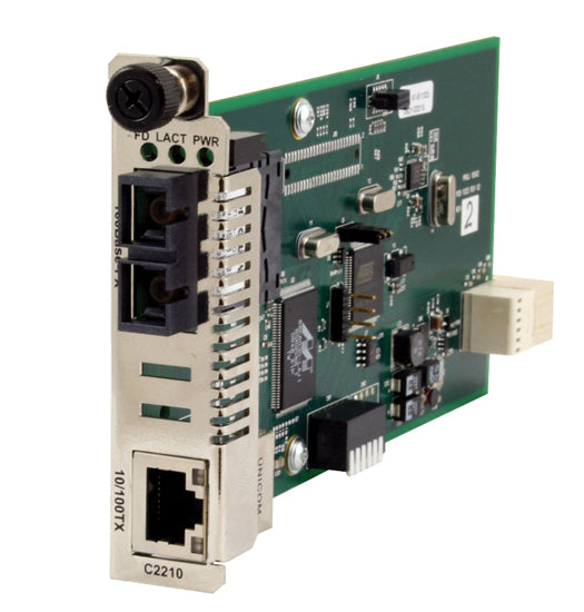 Transition Networks C2210-1011 network media converter Internal 100 Mbit/s 1300 nm Multi-mode