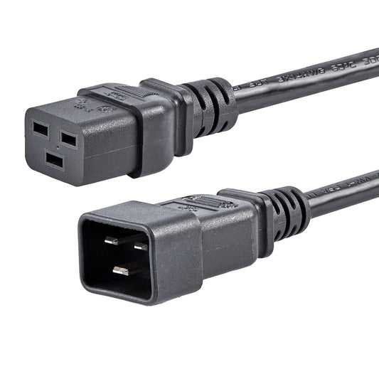 PXTC19C20146 - StarTech.com 6FT (1.8M) HEAVY DUTY EXTENSION CORD W/ IEC 60320 C19 TO C20 CONNECTORS; 125V AT