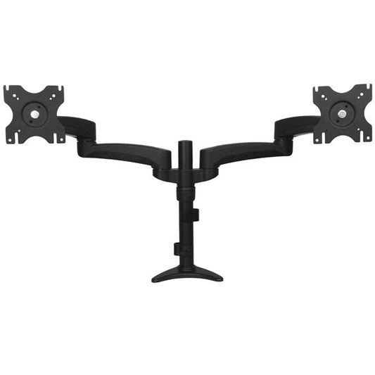 MOUNT TWO DISPLAYS ON YOUR DESK OR THROUGH A GROMMET WITH THIS DESK MOUNT DUAL M