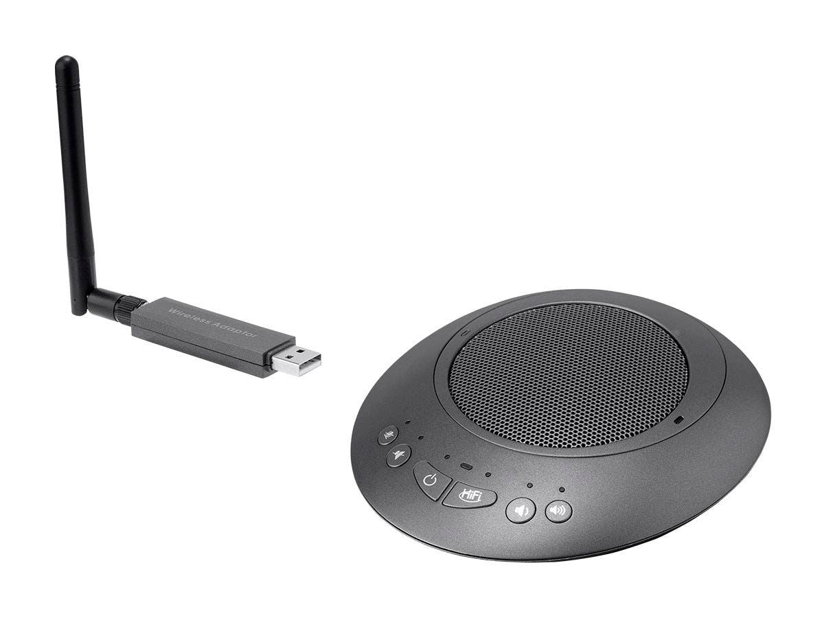 35521 - Monoprice WORKSTREAM BY WIRELESS OMNI DIRECTIONAL USB CONFERENCE ROOM MIC AND SP
