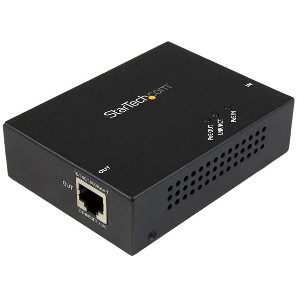 StarTech.com POEEXT1GAT network extender Network repeater Black