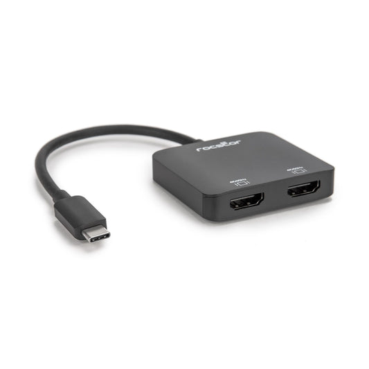 Y10A203-B1 - Rocstor USB-C TO DUAL HDMI MULTI MONITOR ADAPTER