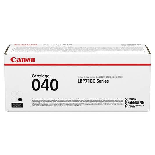 0460C001 - Canon CRG040 BK. FULL YIELD CARTRIDGE; 6,300 SHEETS ISO/IEC