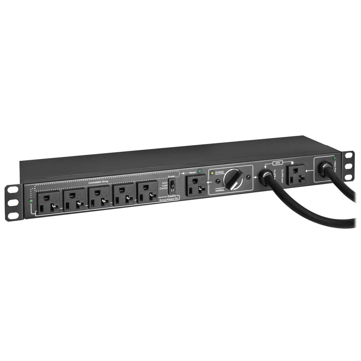 Tripp Lite PDUB201U power distribution unit (PDU) 6 AC outlet(s) 1U Black