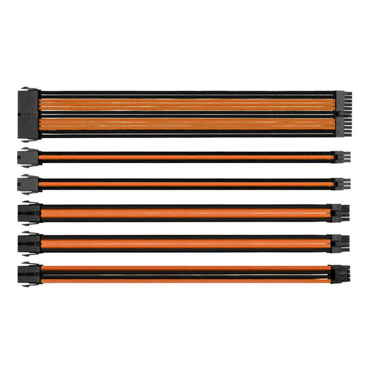 AC-036-CN1NAN-A1 - Thermaltake TTMOD SLEEVE CABLE - ORANGE/BLACK